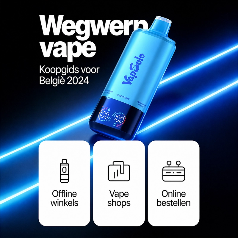Wegwerp vape kopen in België waar & hoe